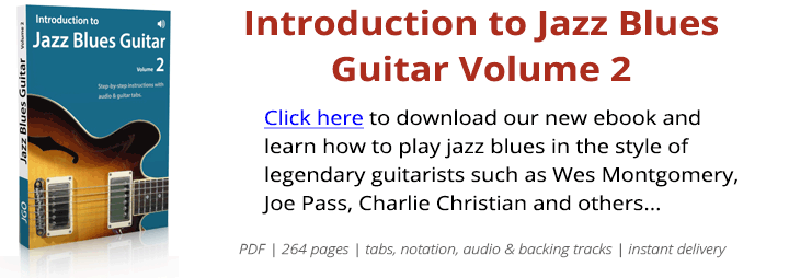 Introduction to Jazz Blues Guitar Volume 2