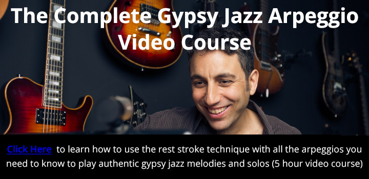 The Complete Gypsy Jazz Arpeggio Video Course