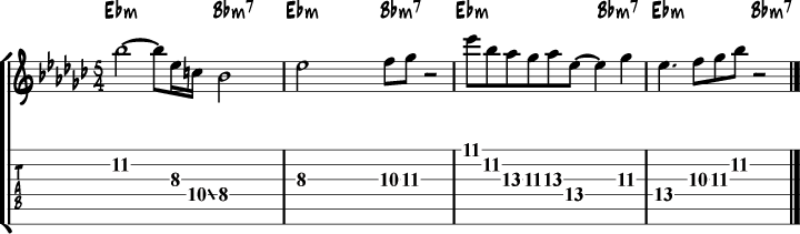 Take 5 Paul Desmond Lick 1