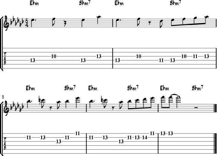 Take 5 Paul Desmond Lick 4