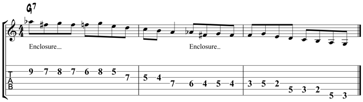 Bebop Scale Lick 1