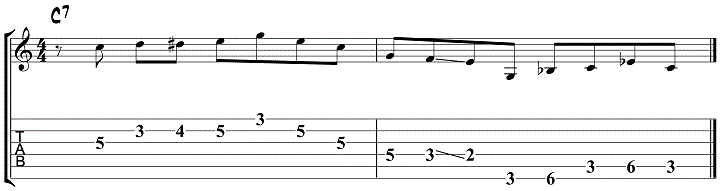 Jazz Blues Lick 4