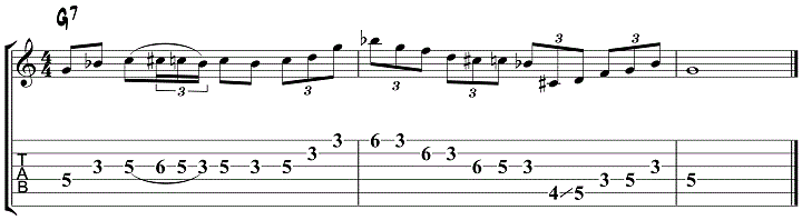 Jazz Blues Lick 5