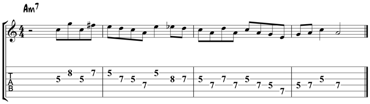 George Benson lick 6