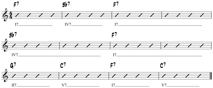 Jazz Blues Chords 3