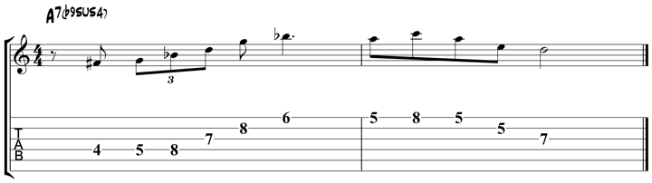 melodic minor lick 2