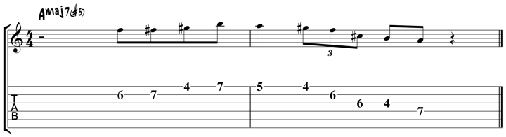 melodic minor lick 3