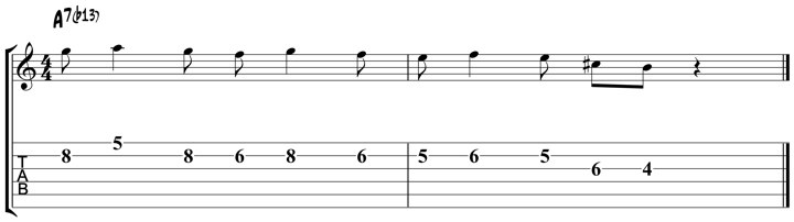 melodic minor lick 5