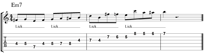 Mini Licks Example 3