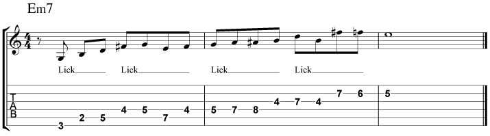 Mini Licks Example 4