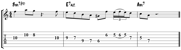 Minor 251 lick 2