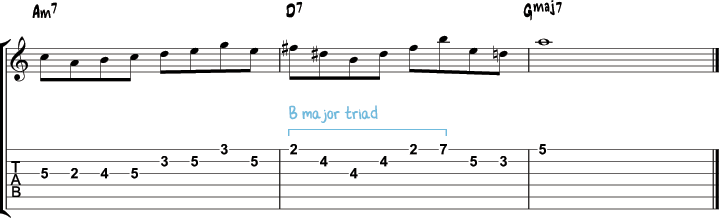 Triad Superimposition Example 1