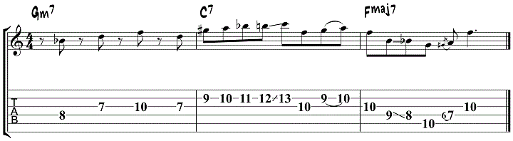 Wes Montgomery Lick 4