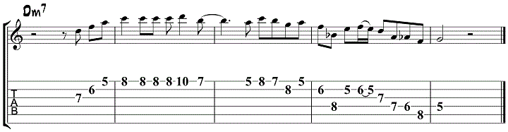 Wes Montgomery Lick 7