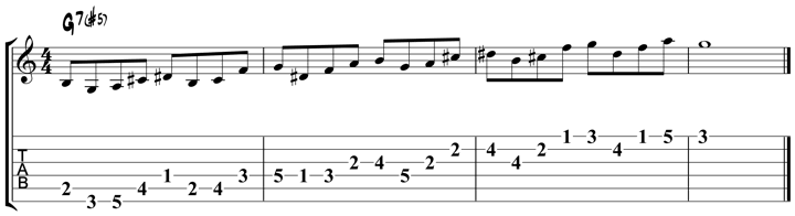 Whole Tone Scale 8