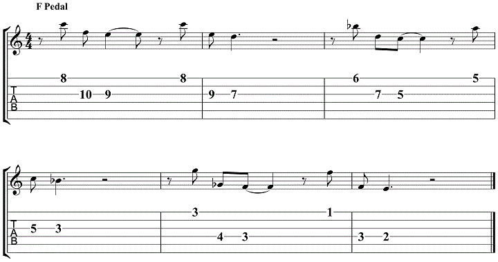 Jim Hall Guitar Lick 1